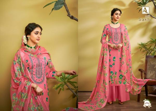 Alok Sakhi Fancy Digital Printed Embroidery Salwar 